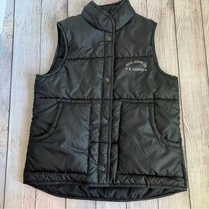 Polo Ralph Lauren Black Puffer Vest XS